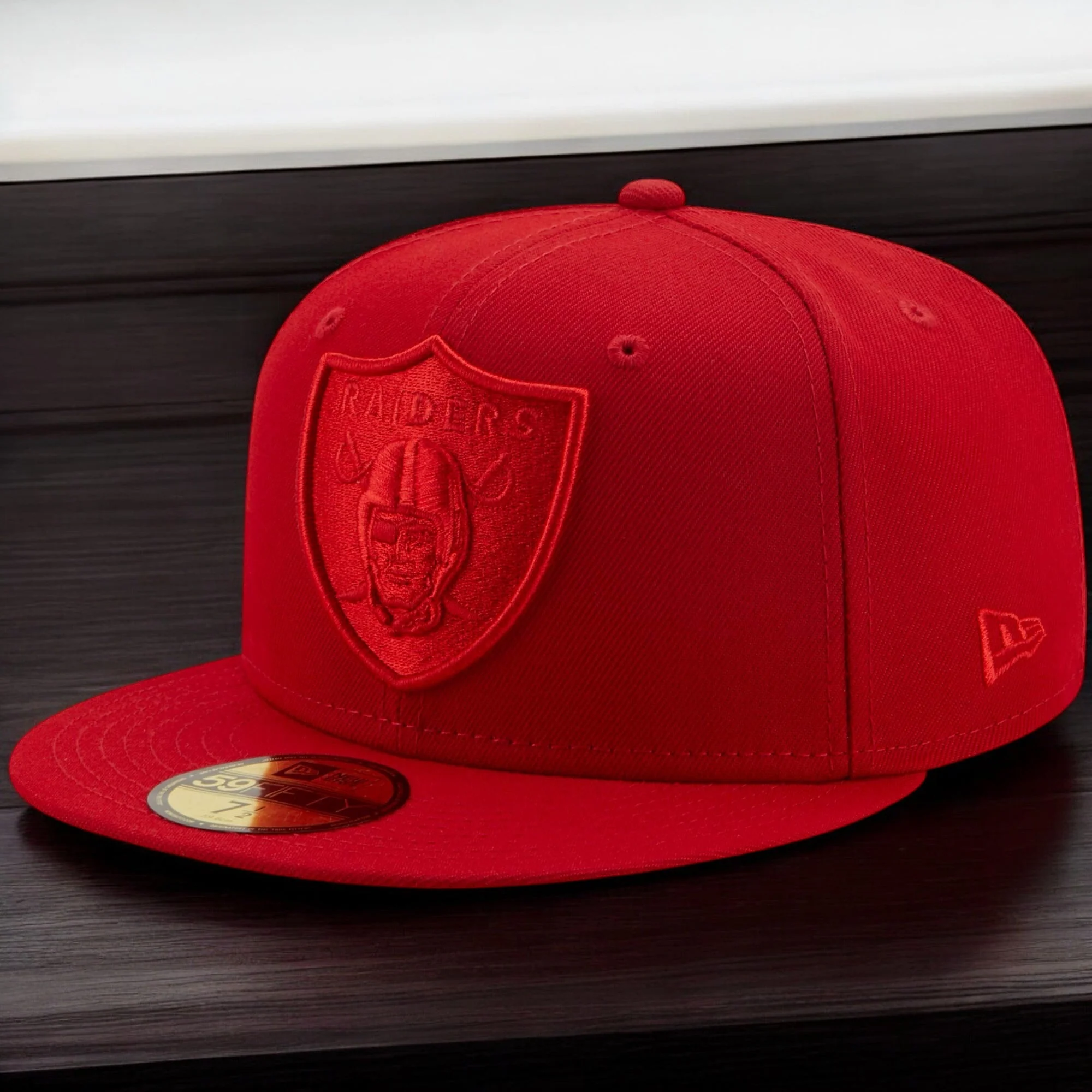 Safe New Era Men's NFL Las Vegas Raiders 5950 Color Pack Fitted Red Practical