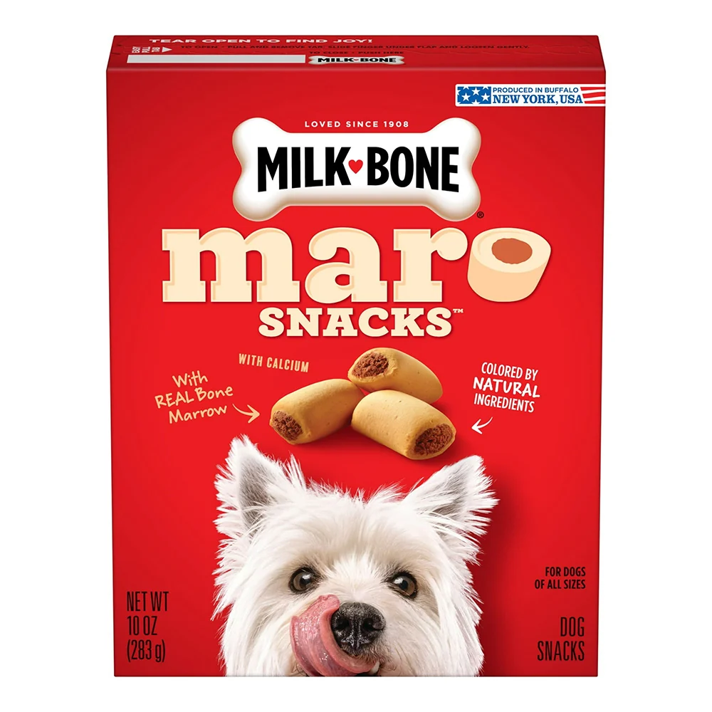 Fine Crafted Milk Bone MaroSnacks Dog Treats Crunchy Biscuits with Bone Marrow 10Oz 283g Professional