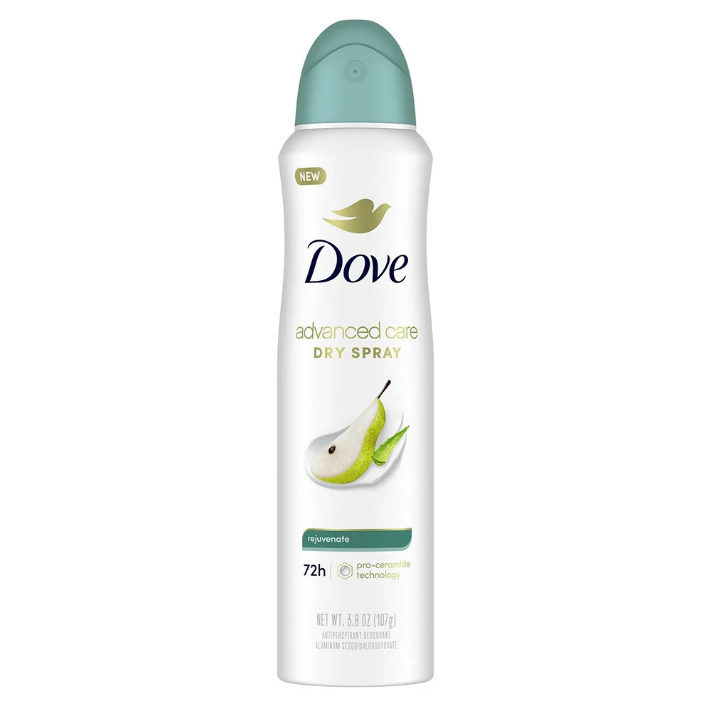 Verified Dove Advanced Care Womens Antiperspirant Deodorant Spray Jasmine Scent 3.8 Oz