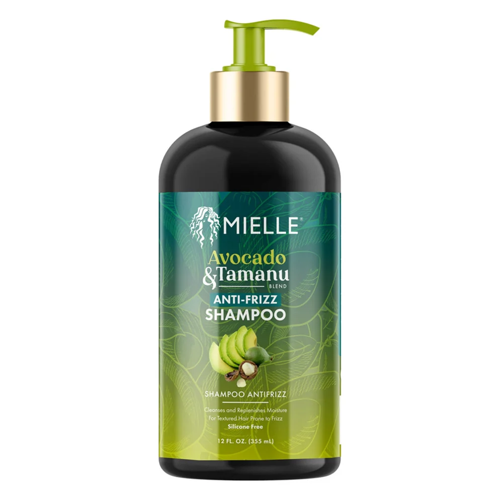 Breathable Mielle Avocado and Tamanu Anti Frizz Shampoo for All Hair Types 12 Oz Effective