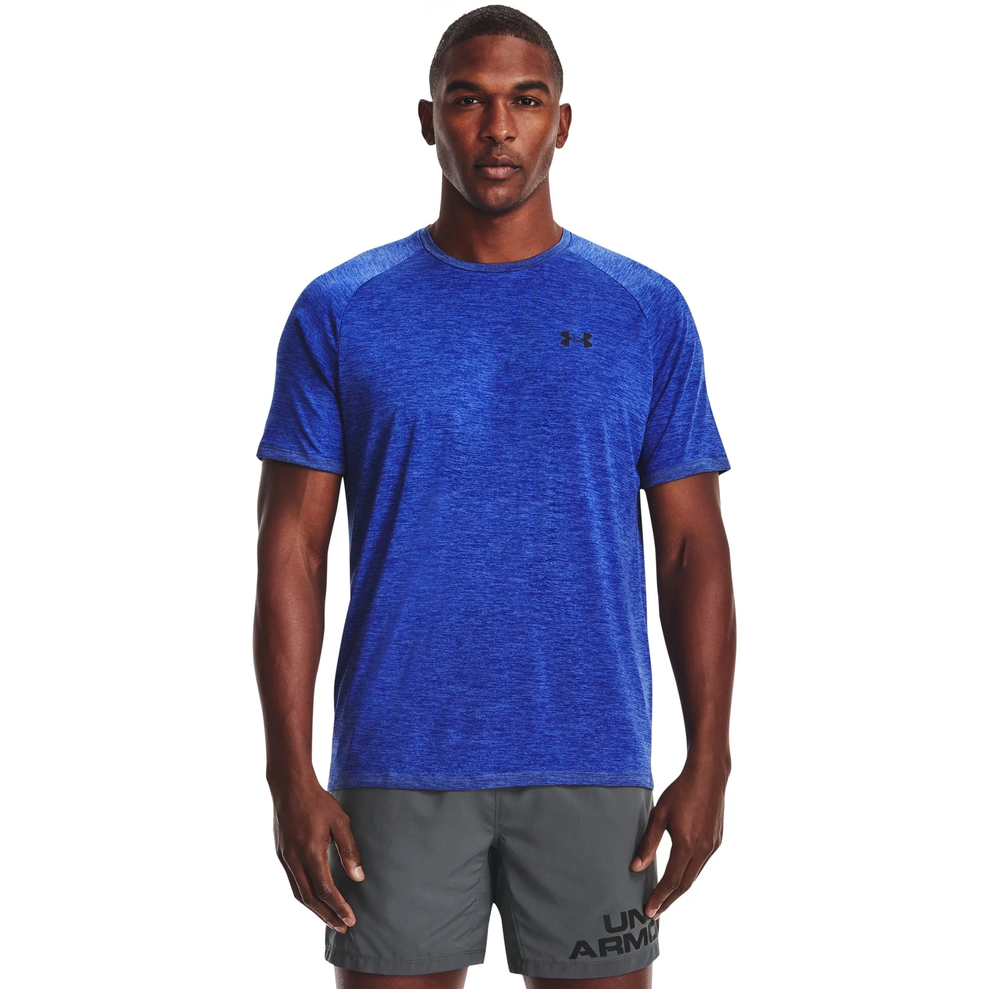 Advanced Under Armour Mens UA Tech 2.0 Short Sleeve T-Shirt - Blue Artisan