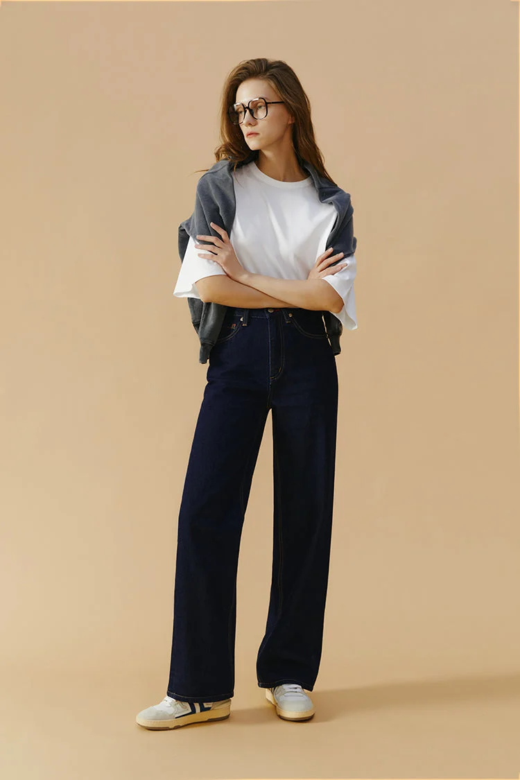 Easy-to-Use Coney Island Whitefish High Rise Wide Jeans HJ007 Top-Quality