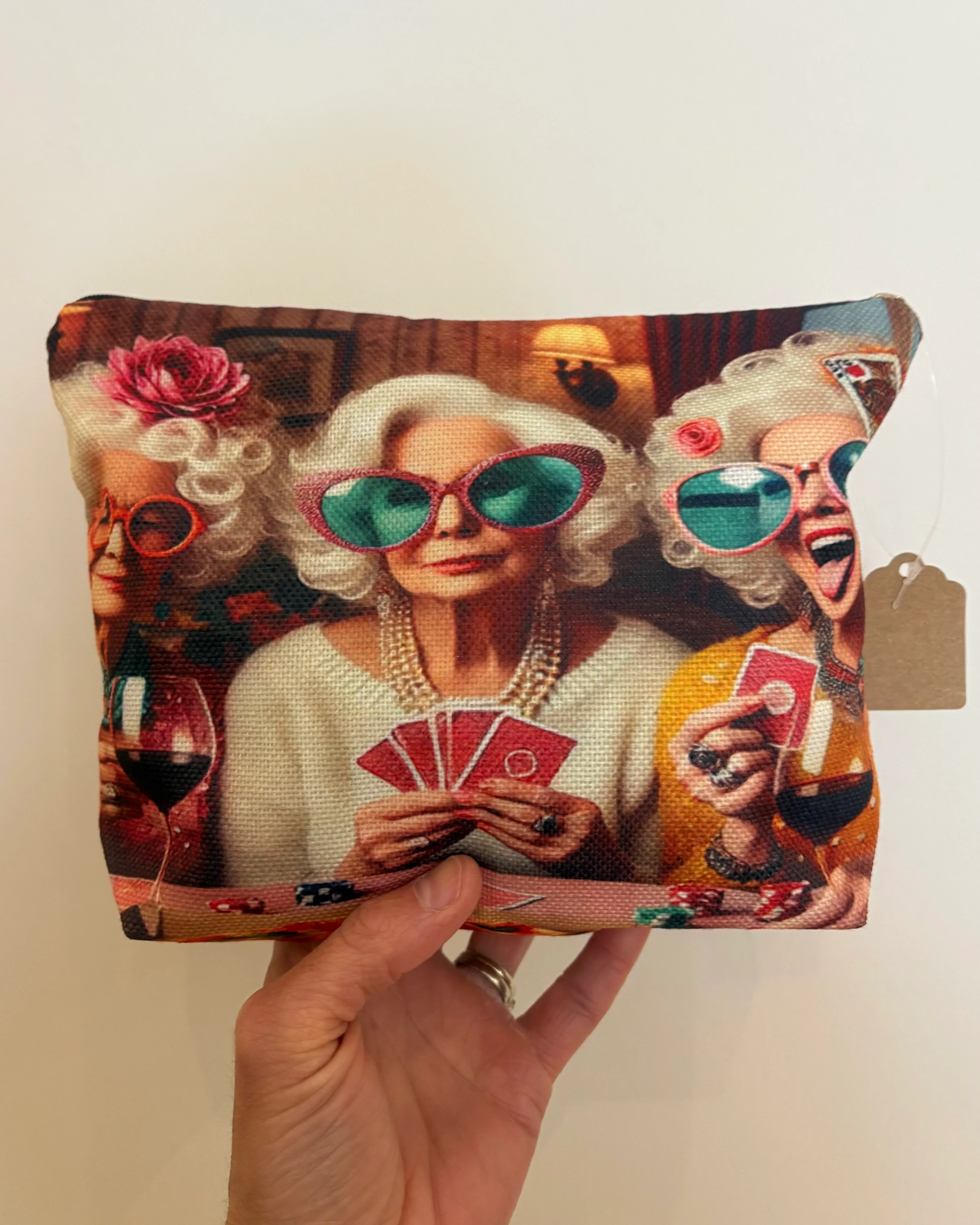Advanced Cards Wine Grannies Cosmetic Bag Professional