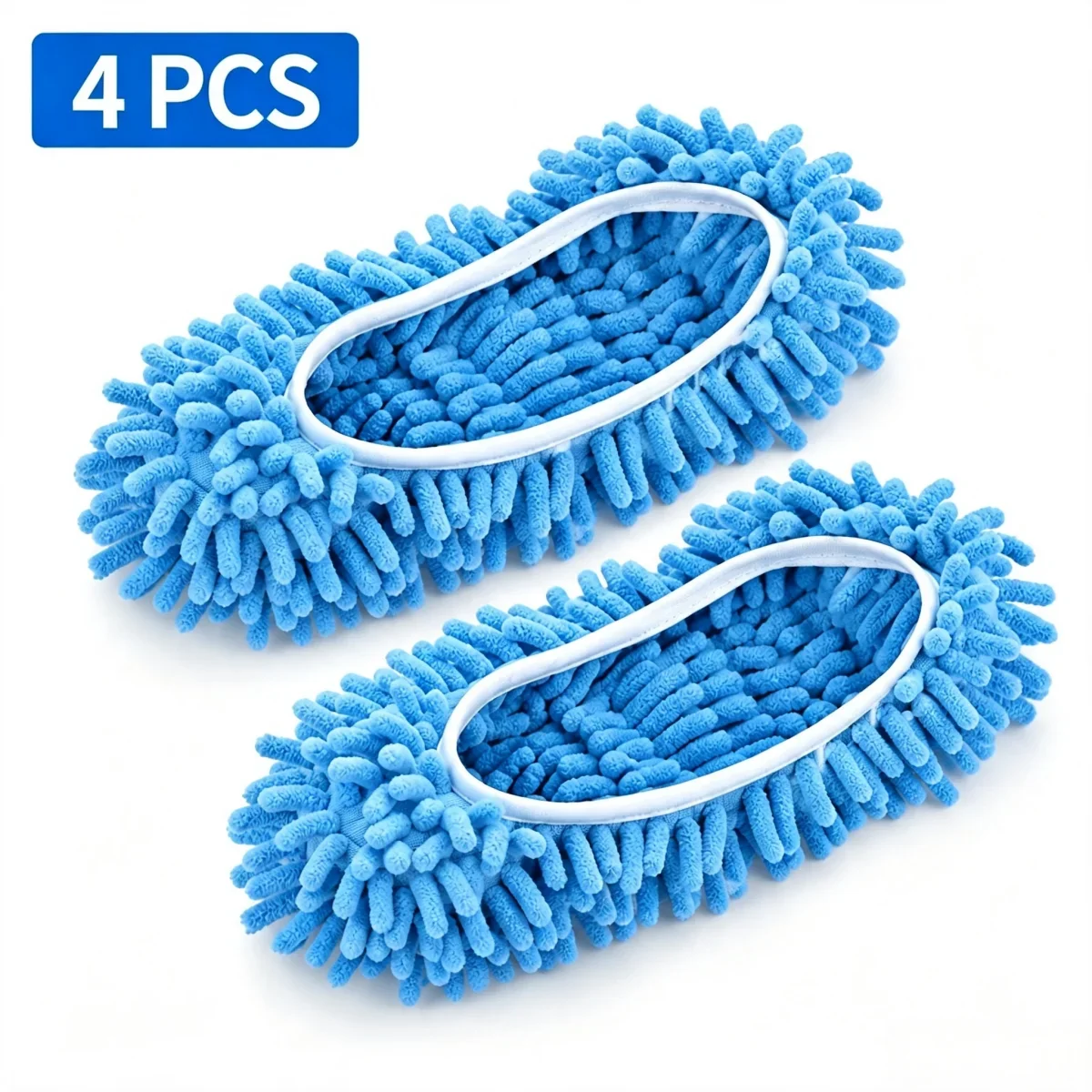 Crafted 4 Pack Chenille Mop Slipper Covers World-Class