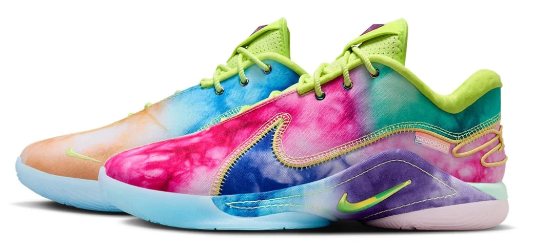 Reusable Nike Men's Lebron Xxii Wtm 'What The Monopoly Tie-Dye' Sneakers Healthy