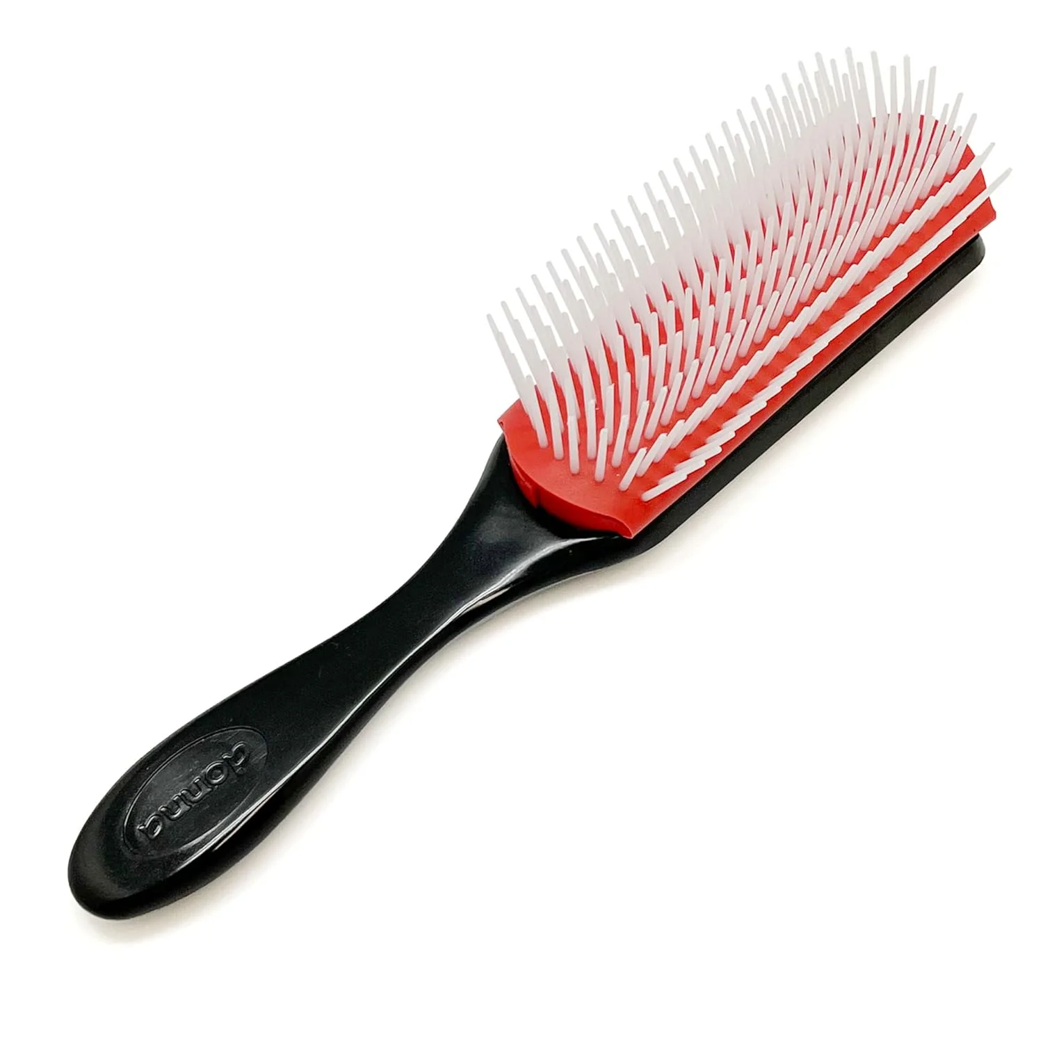 Authentic Donna Collection Large Styling Hair Brush for Curly Straight Wet and Detangler Brush for Women Black 1Ea Solid
