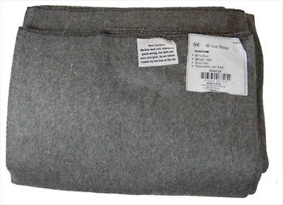 Modern Heavy Duty Wool Blanket 60 x 80 Responsible
