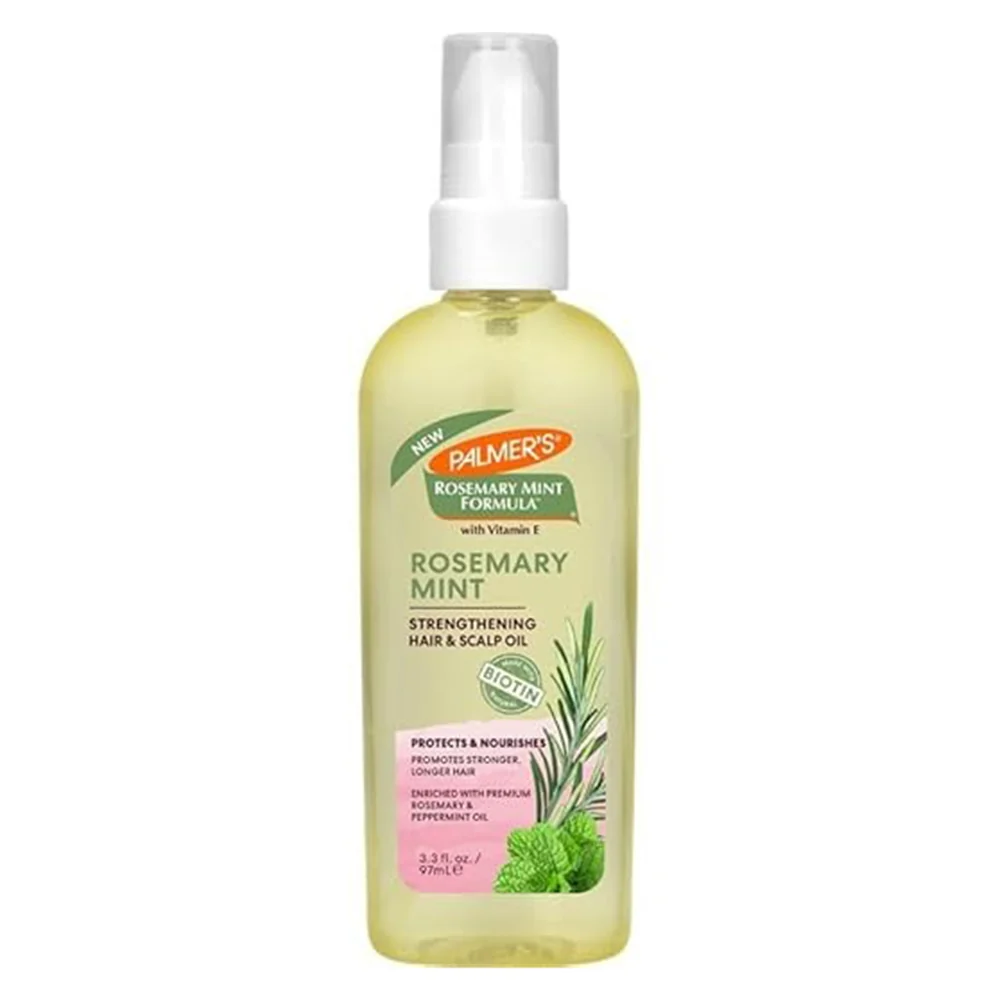 Breathable Palmers Rosemary Mint Hair and Scalp Oil for Strengthening and Softness 3.3Oz 97ml Casual