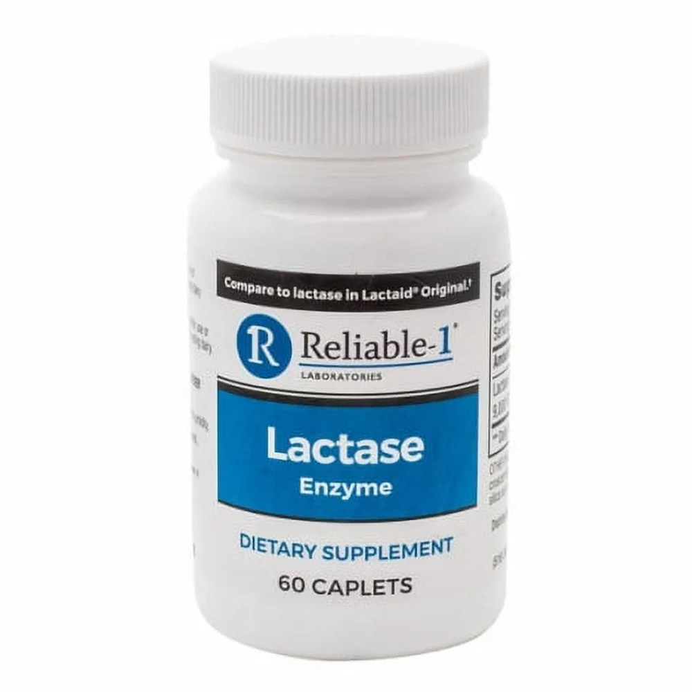 Verified Reliable 1 Lactase Enzyme Caplets 60 Ea Long-Lasting