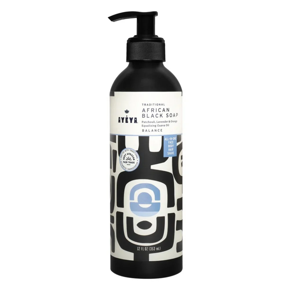 Artisan Ayeya Traditional African Black Liquid Soap Balance for Cleansing Skin 12Oz 353ml High-Performance