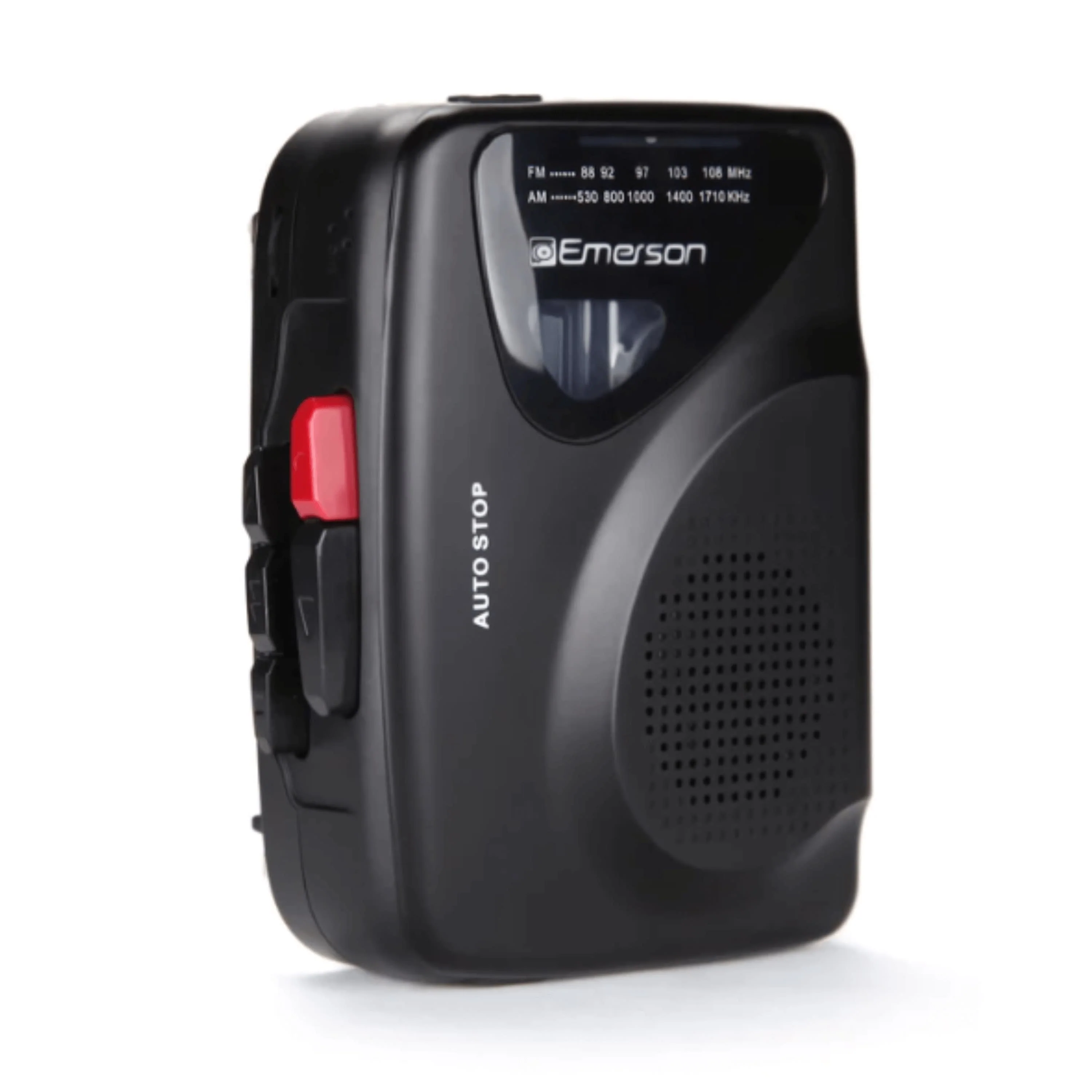 Top-Quality Emerson Portable Cassette Player Recorder with AMFM Radio - Black Optimized