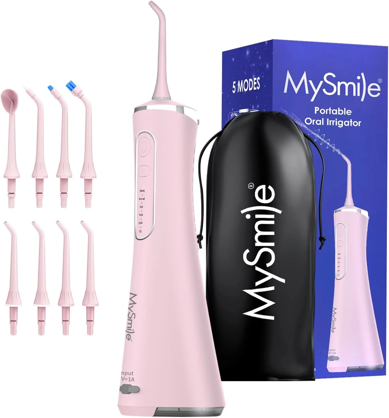 Smart MySmile LP211 Cordless Water Flossers Juicy Pink High-Performance
