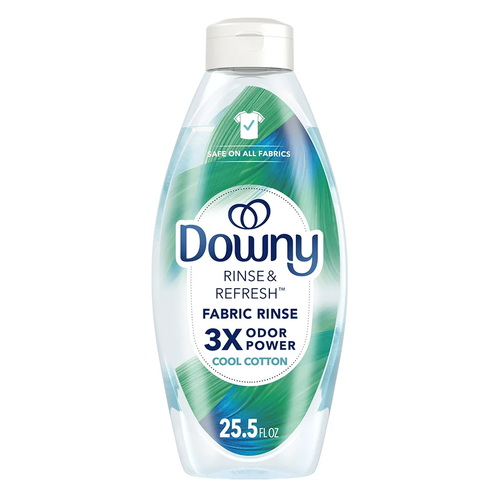 Top-Quality Downy Rinse and Refresh Laundry Odor Remover and Fabric Softener Cool Cotton 25.5Oz Smart