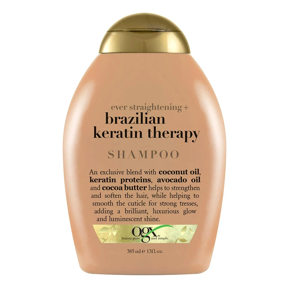 Advanced Organix Ever Straight Defrizzant Brazilian Keratin Therapy Shampoo - 13 Oz Fine Crafted