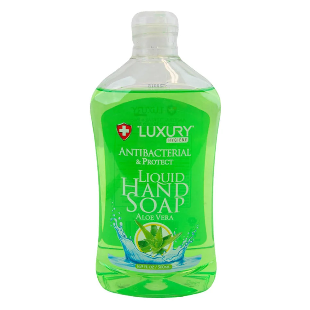 Comfortable Luxury Hygiene Antibacterial and Protective Liquid Hand Soap with Aloe Vera 16.9Oz 500ml Efficient