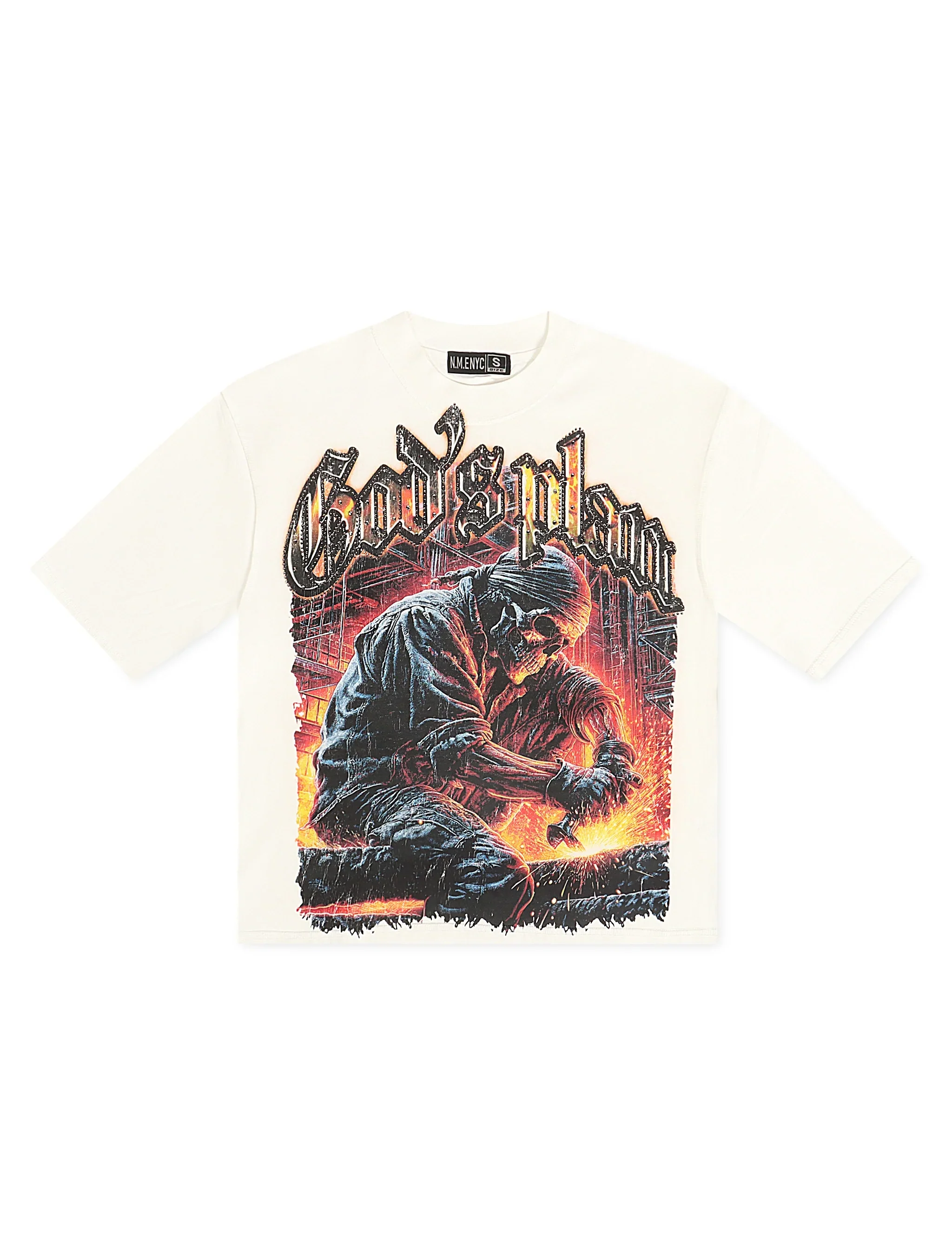 Versatile N.M.E NYC Nwar Tee - White Authentic