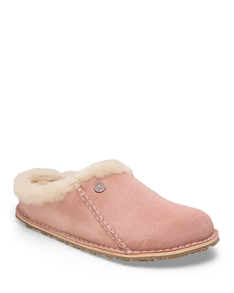 Dependable Birkenstock Zermatt Suede Shearling Slipper Mules Effective