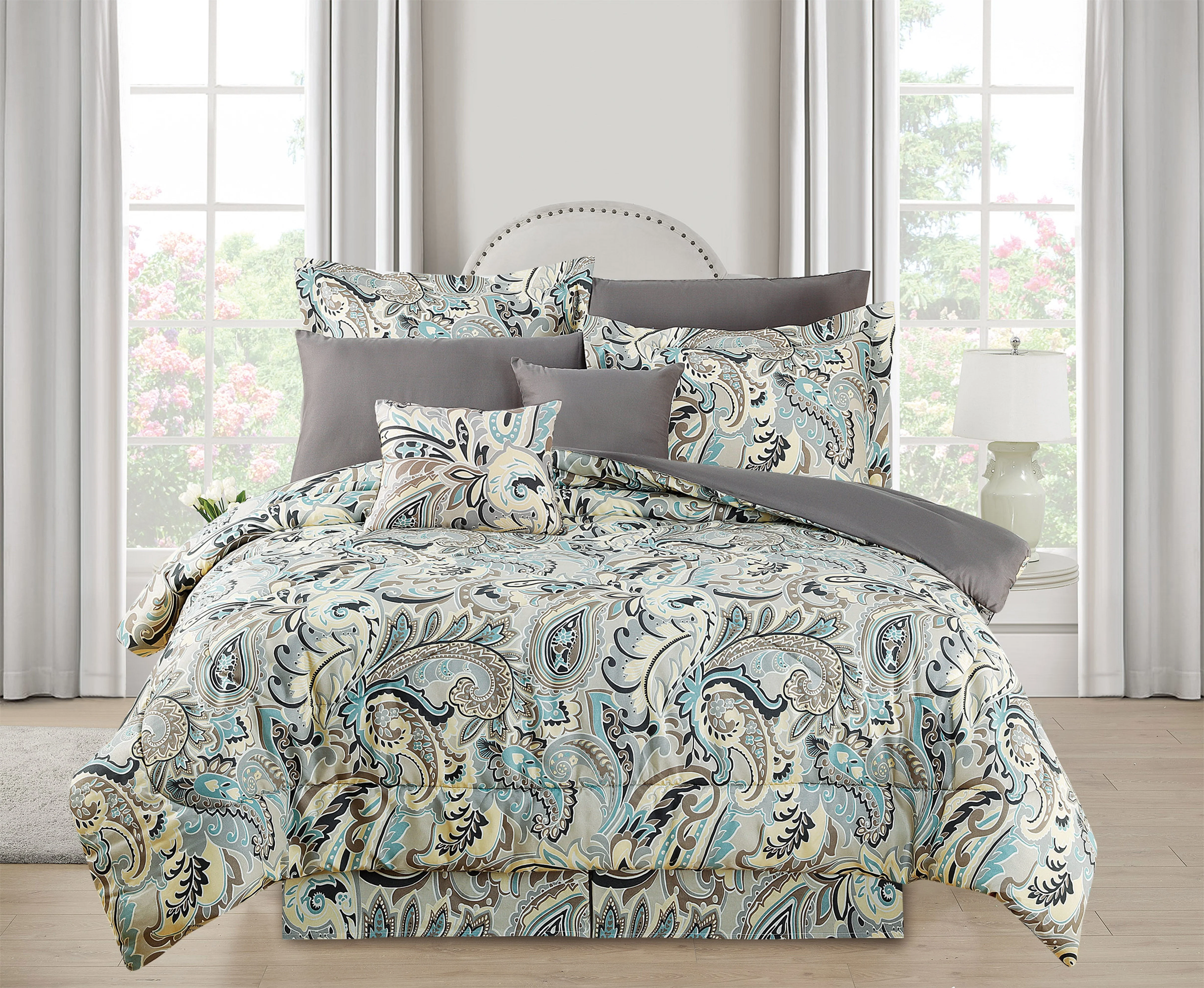 Original Design Kathy Ireland 10 Piece Bed in a Bag Set Relaxed