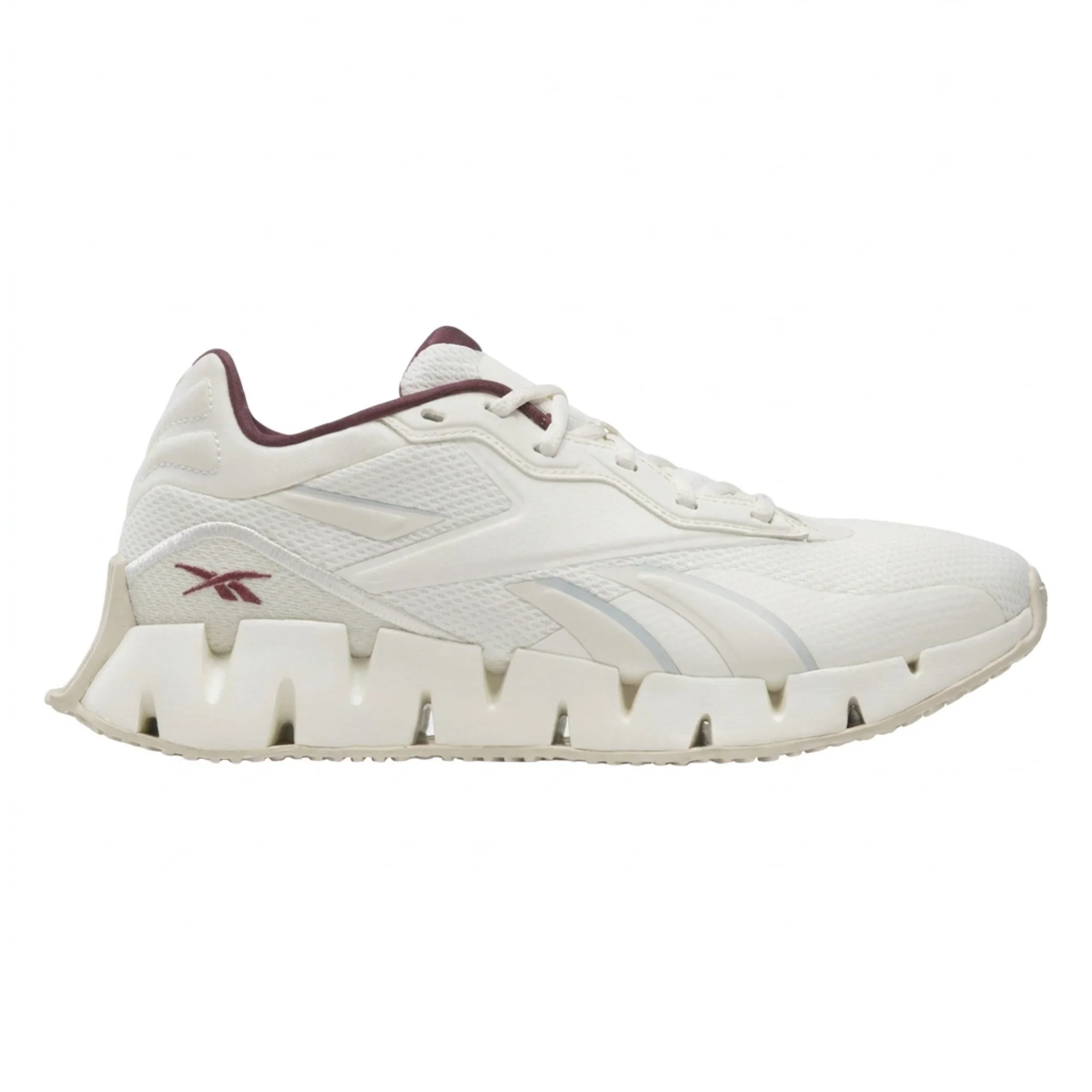 Verified Reebok Womens Zig Dynamica 4 Shoes - Chalk Feegoo Stucco Flexible