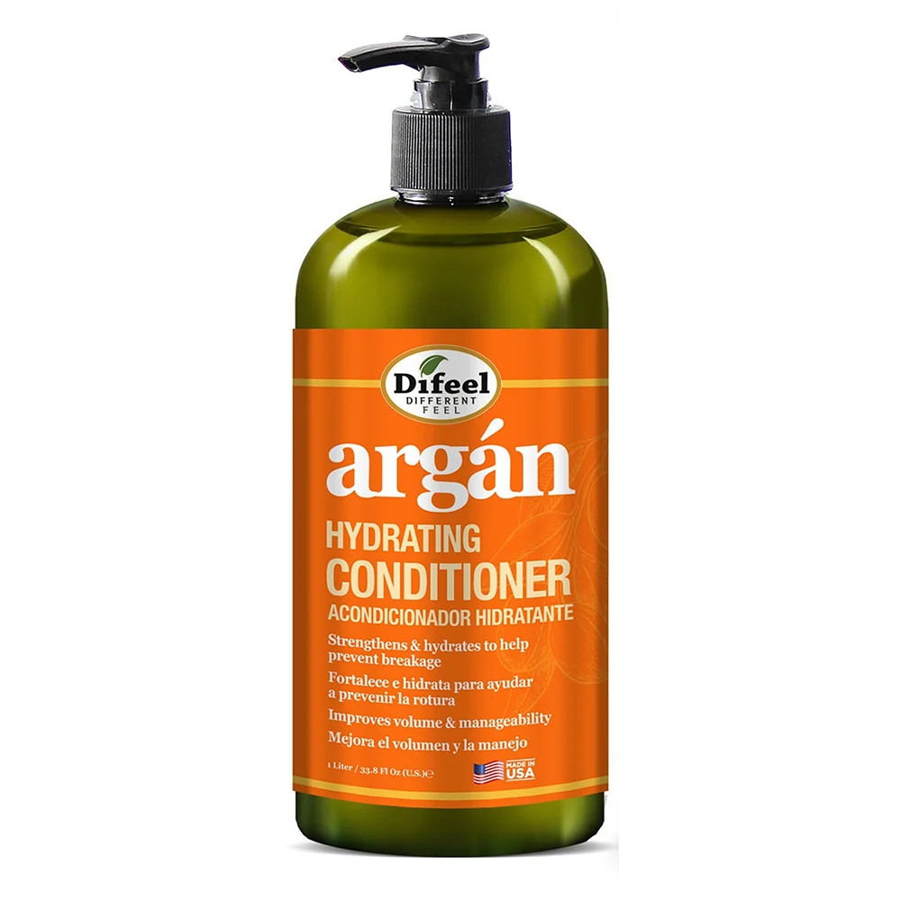 Versatile Difeel Argan Hydrating Hair Conditioner 33.8Oz 1Lt Selected