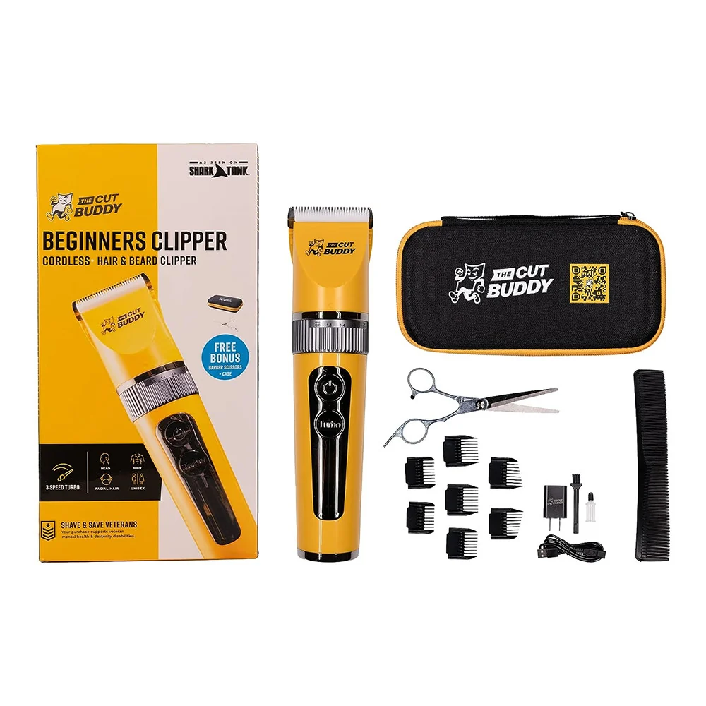 Convenient The Cut Buddy Beginners Clipper Cordless Hair and Beard Clipper 1 Ea Dependable