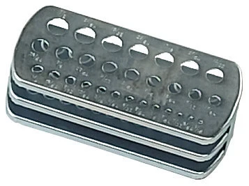 Classic Steel Metal Fractional Drill Bit Storage Index Holder Holding Organizer Stand Effective