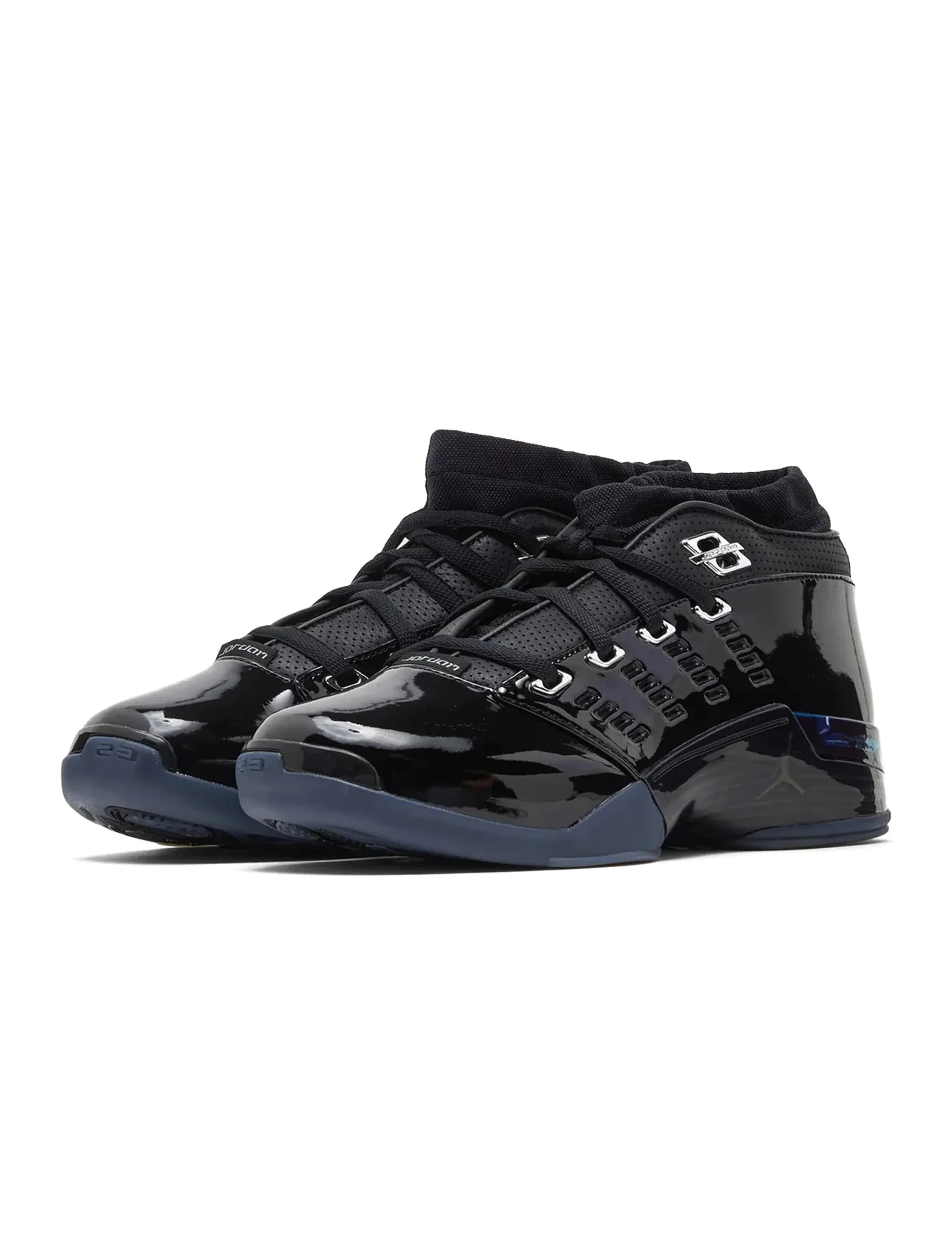 Environmentally Friendly Air Jordan Mens 17 Low SP - Black Patent Specialty