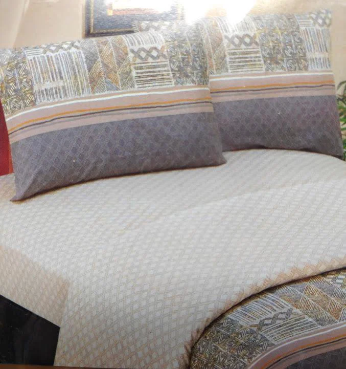 Outstanding DaDa Bedding Geometric Striped Tan Brown Multi-Color Fitted Flat Sheet Pillow Cases Set FSFS8279 Authentic