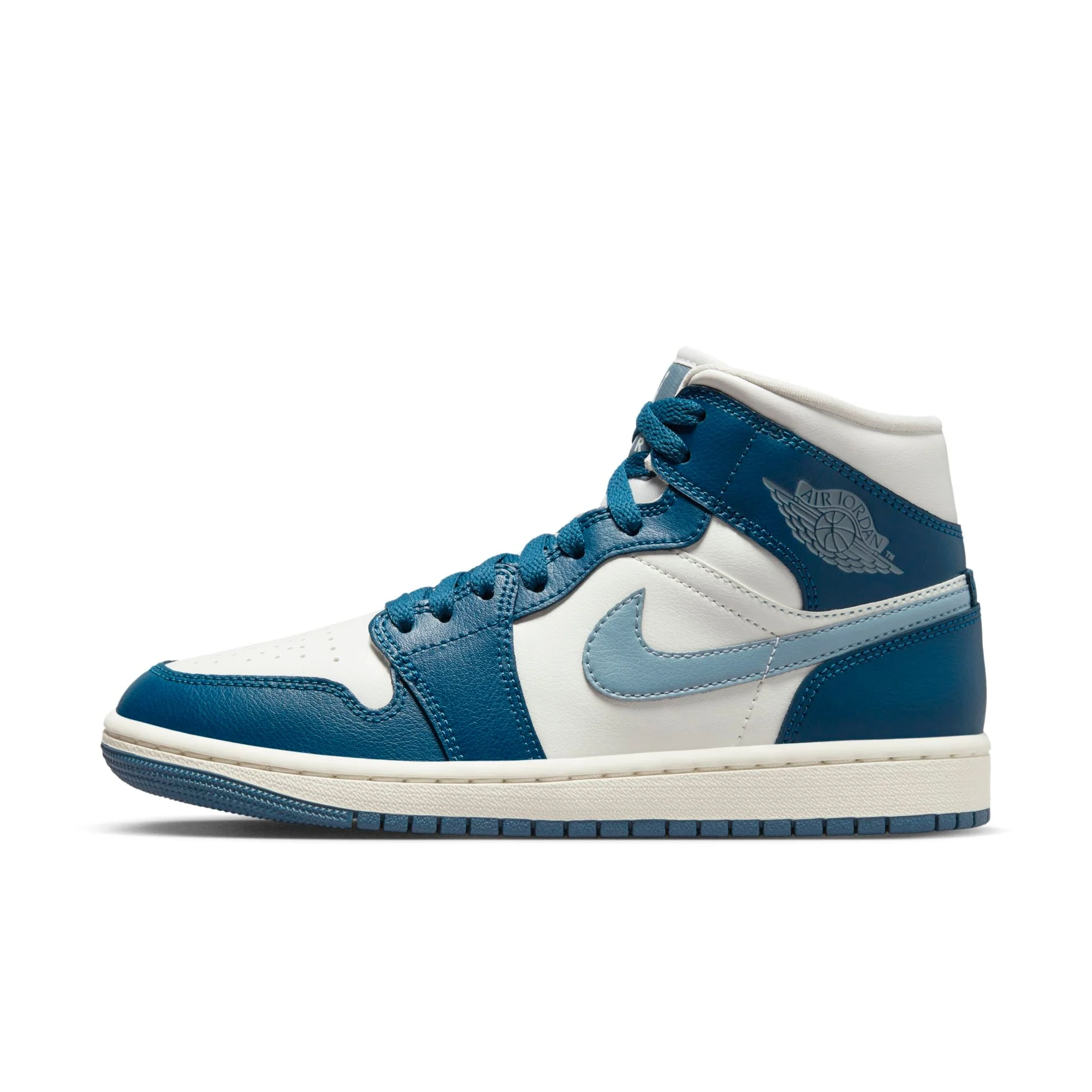 Verified Air Jordan Women's Retro 1 Mid 'French Blue' Sneakers Proven