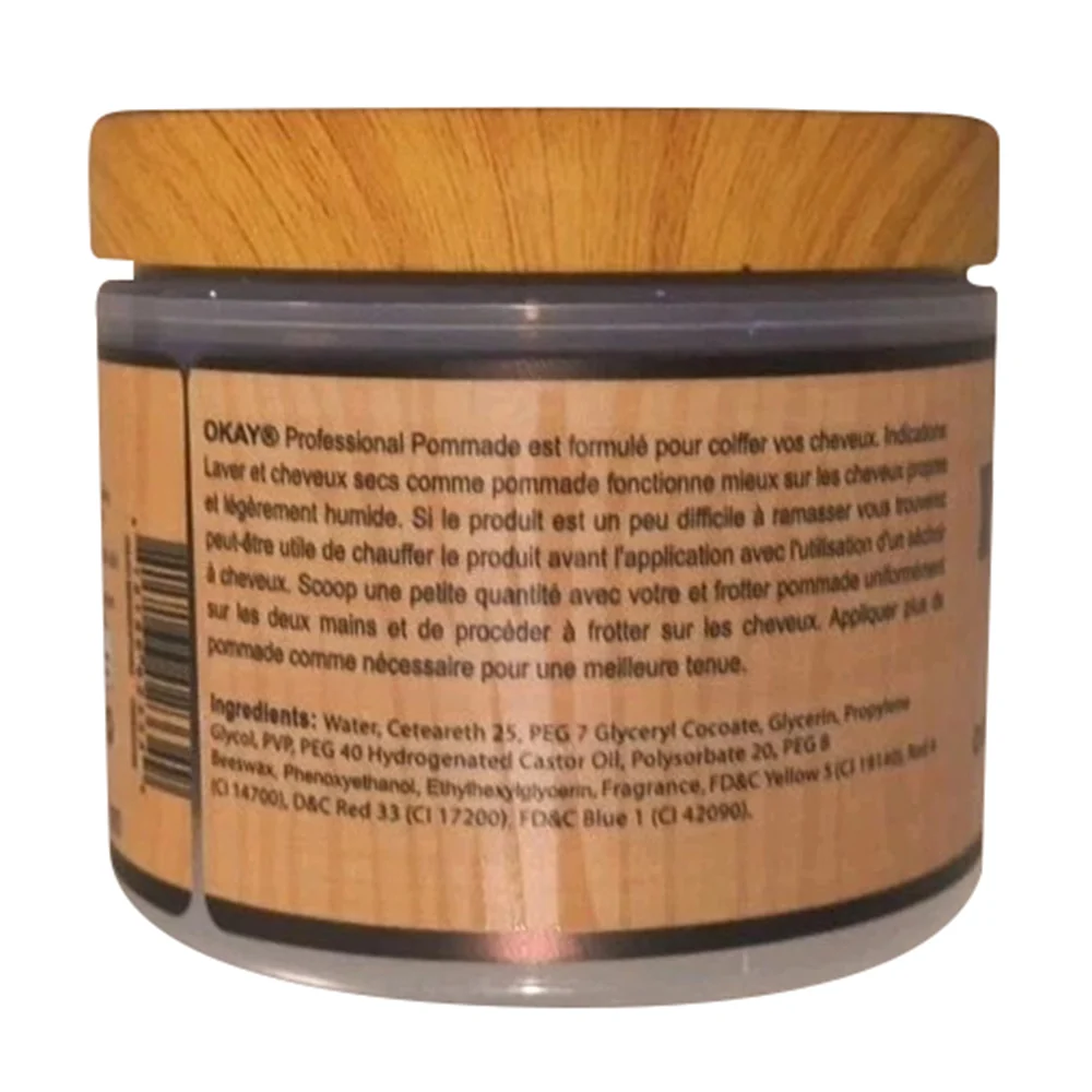 Advanced Okay Castor Oil Beard and Hair Pomade for Men 4Oz 113g Convenient