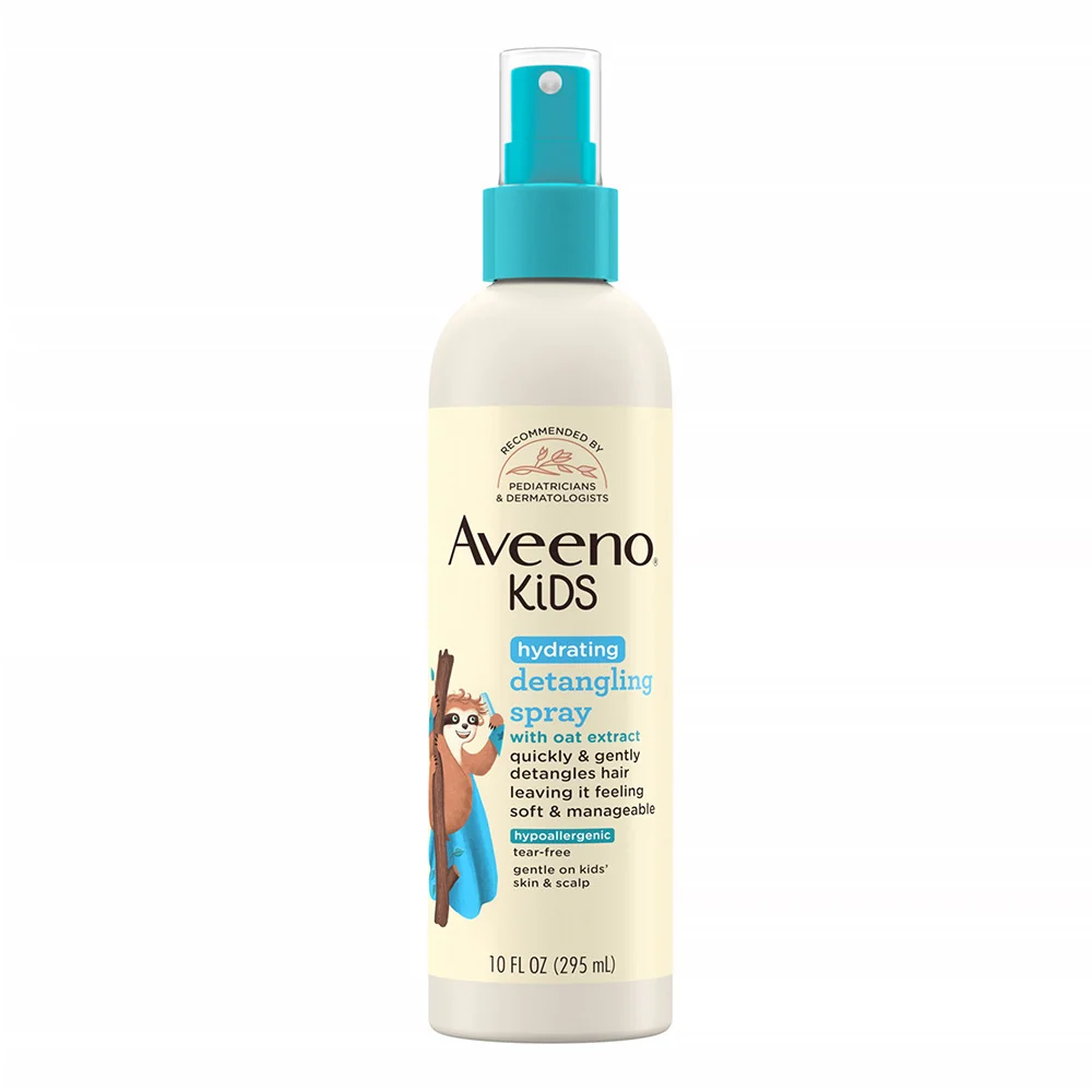 Authentic Aveeno Kids Hydrating Hair Detangling Spray Hypoallergenic 10 Oz Exceptional