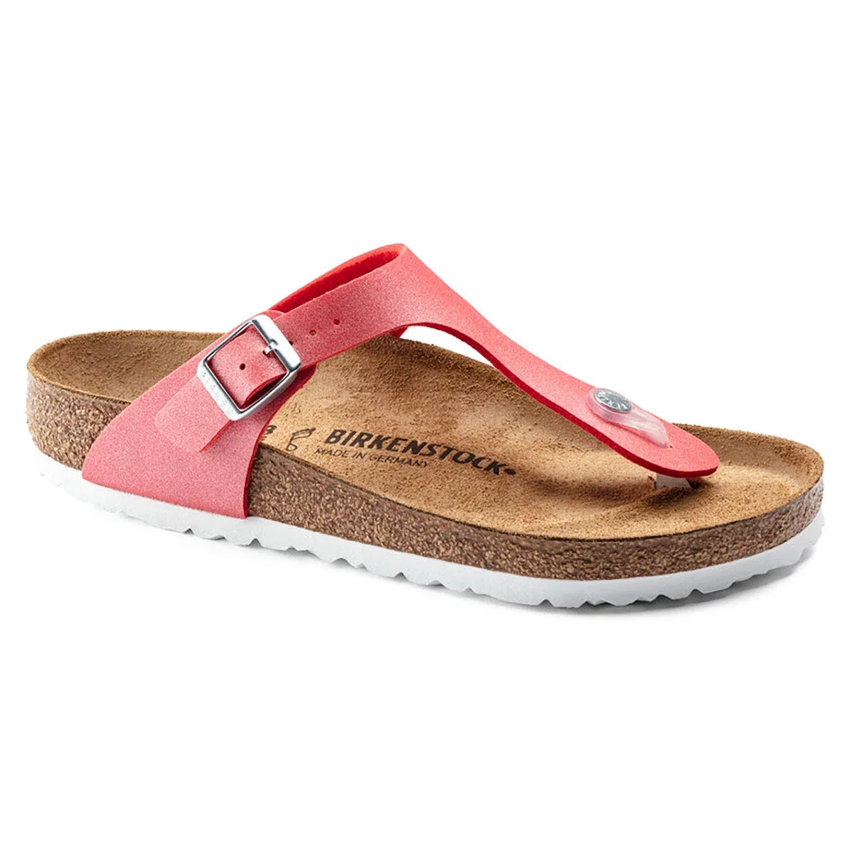 Professional Birkenstock Gizeh Birko-Flor Icy Metallic Poppy Sandals Specialty