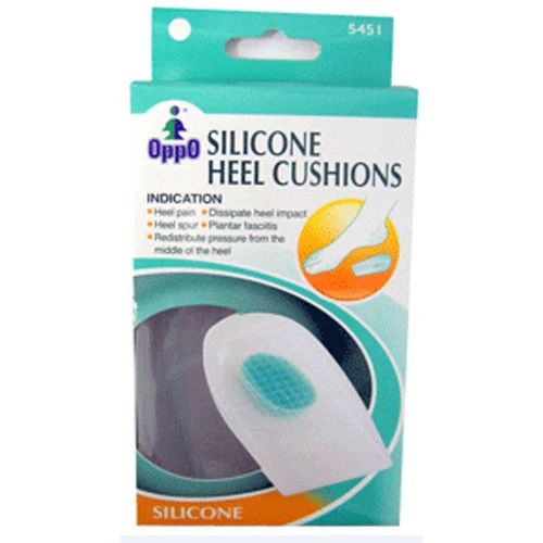 Next-Generation Oppo Silicon Heel Cup Gel With Cushion Medium 5451 - 1 Pair Breathable