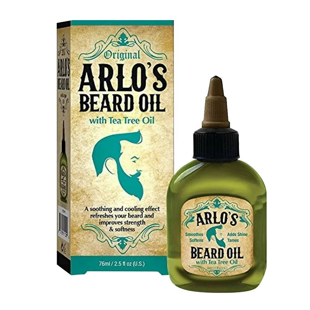Breathable Arlos Beard Oil with Tea Tree Oil Helps Soften Beards and Mustaches 2.5Oz 76ml Next-Generation