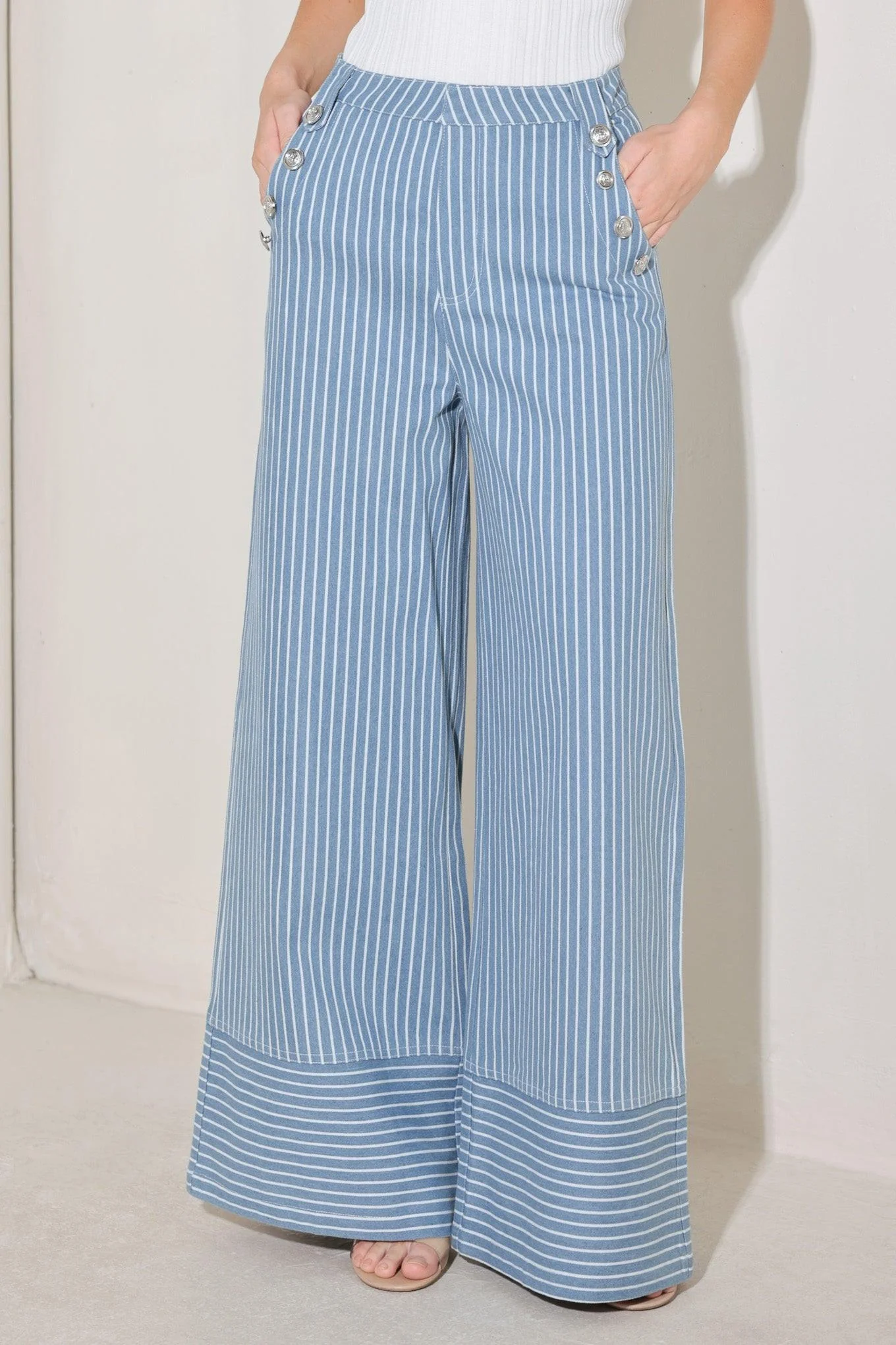Casual Pinstripe Prestige Woven Pants Original Design