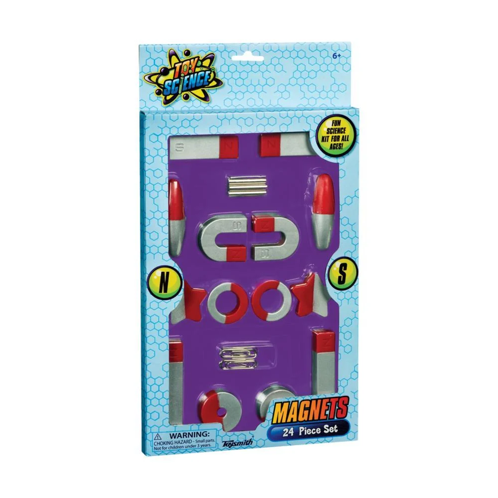 Comfortable Toy Science Magnets 24pc User-Friendly