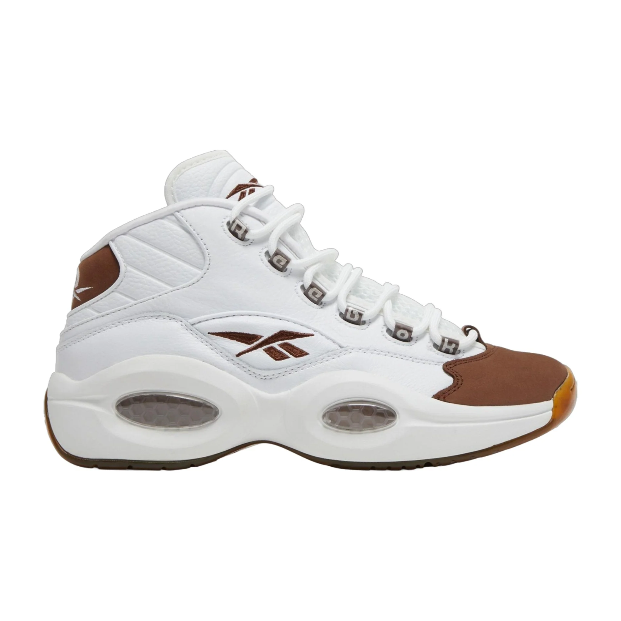 Consistent Reebok Men's Question Mid 'Mocha Toe' Sneakers Quality