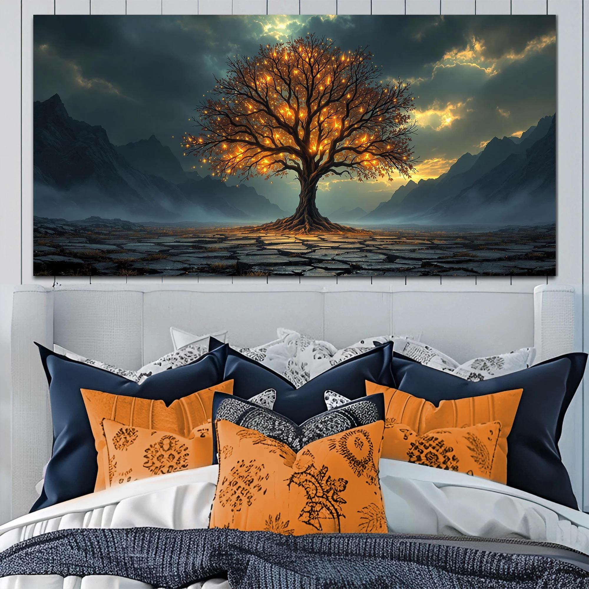 Carefully Designed Burning Bush - Faith Wall Art XI Luxury