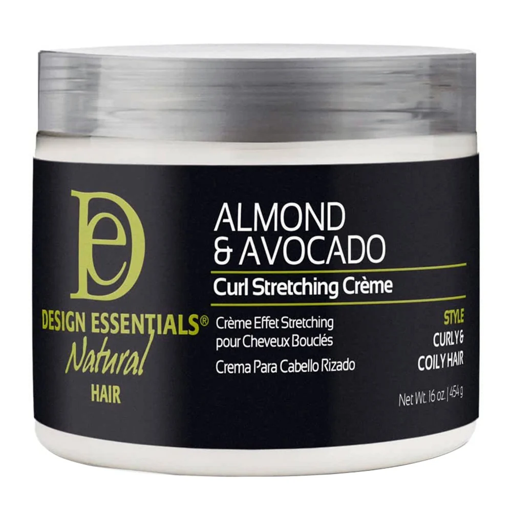 Authentic Design Essentials Natural Almond Avocado Curl Stretching Cream 16Oz 454g Dependable