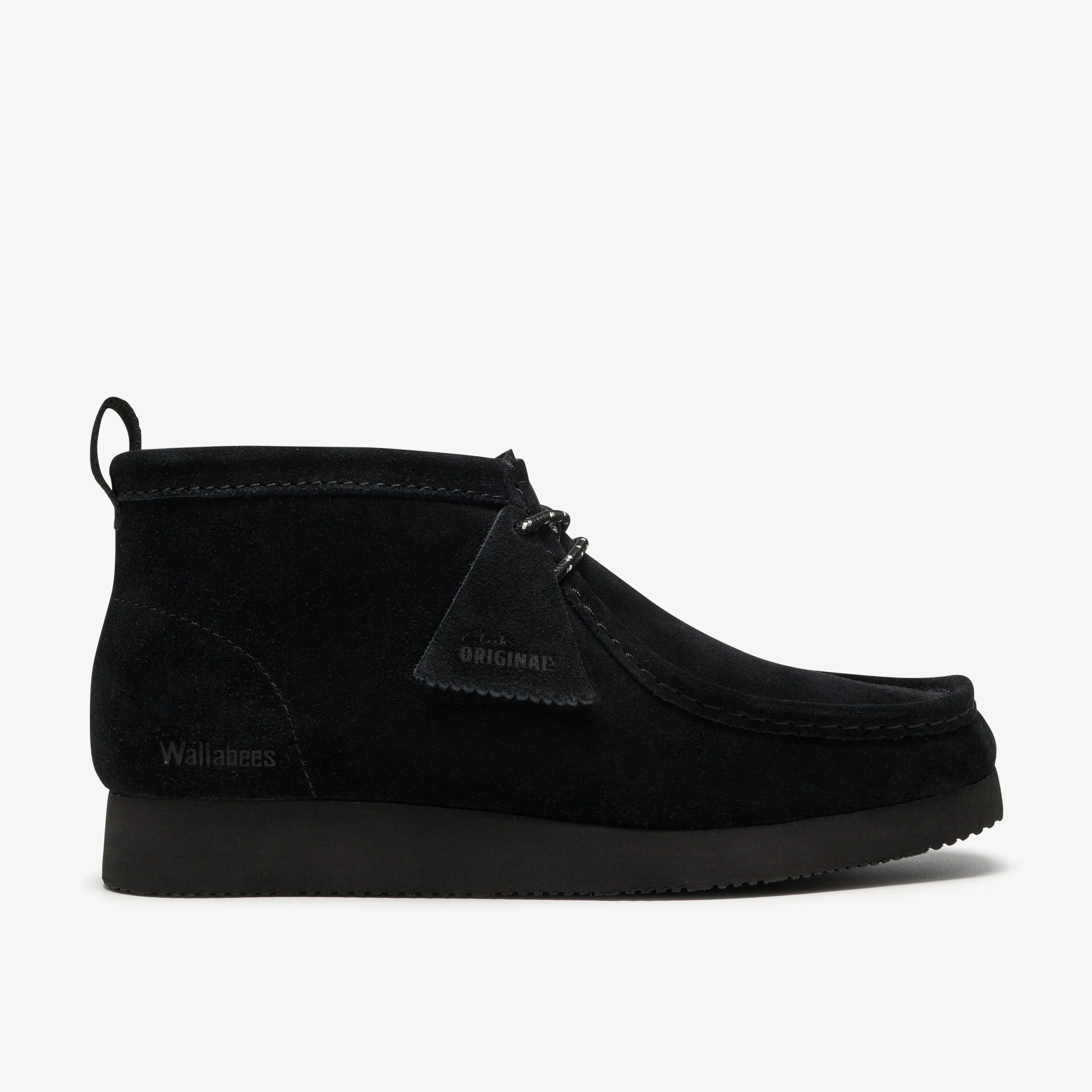 Original Design Clarks Mens Walla Boot Lite - Black Blk Suede Crafted