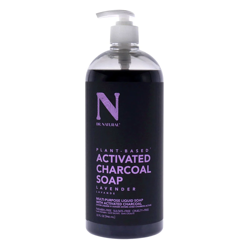 Artisan Dr. Natural Activated Charcoal Liquid Soap Lavender 32 Oz Original