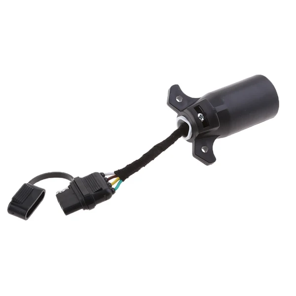 Fine Crafted Maxbell Trailer 7 Way Flat to 4 Way Pin Adapter Connector with Secure Tab Quality