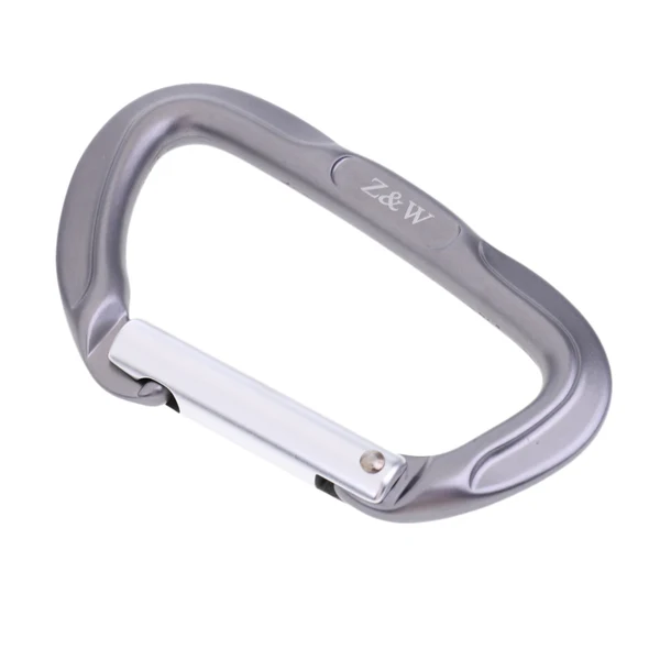 Crafted Maxbell 24KN Ultra-light Straight Gate D-shaped Carabiner Non Locking Outdoor Rock Climbing Rescue Rappelling Carefully Designed