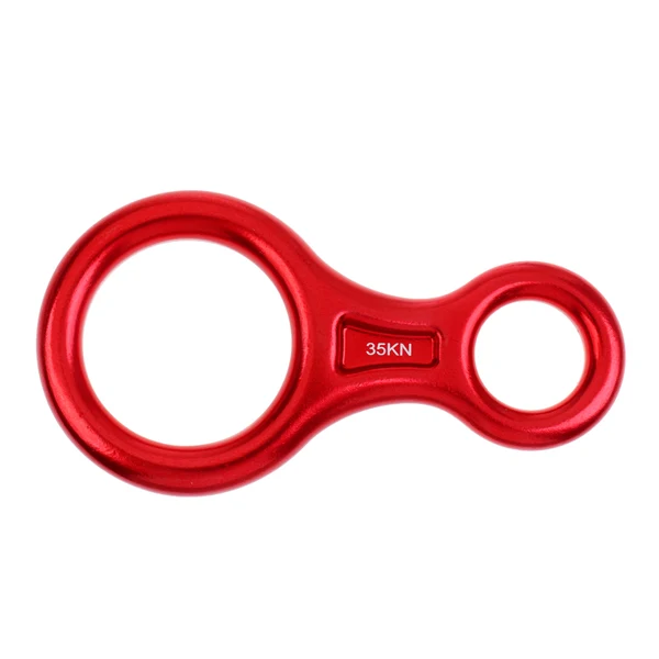 Responsible Maxbell 3 Pieces 35KN Figure 8 Belay Devices Climbing Mountaineering Rappelling Ring Natural