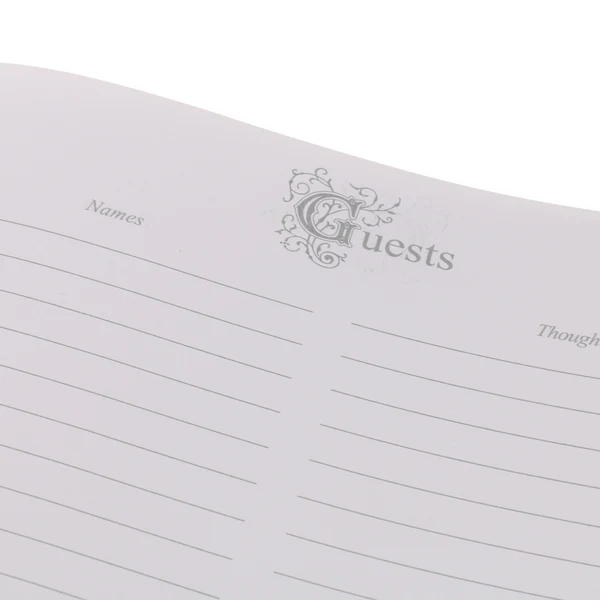 Solid Maxbell White Wedding Wedding Ceremony Guest Book Crystal Rhinestone Register Book Stylish