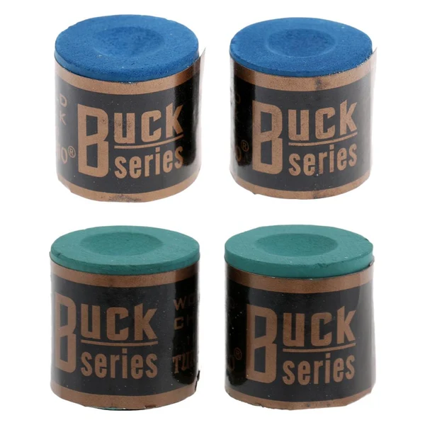 Environmentally Friendly 4 Pieces Snooker Billiard Pool Cue Stick Chalk - Billiard Supplies Prestigious