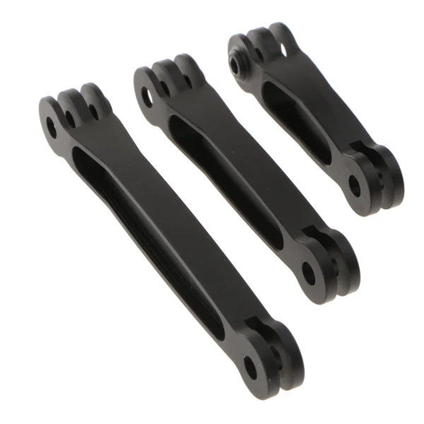 High-Quality Maxbell 3x Bicycle Helmet Mount Arm Extension Pole Set Bundle for GoPro Hero 6 5 4 3 Action Camera Holder Accessory Reusable