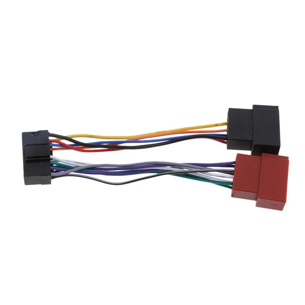 Lightweight Maxbell 16-pin Stereo Radio ISO Lead Wire Harness Connector Adapter Cable For JVC Professional