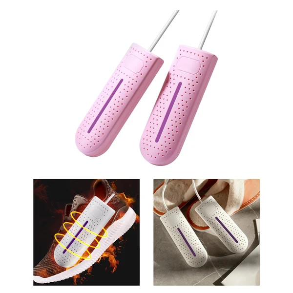 Crafted Maxbell Household Shoes Dryer PTC Drying Warmer for Cotton Slippers Sneakers Pink Comfortable