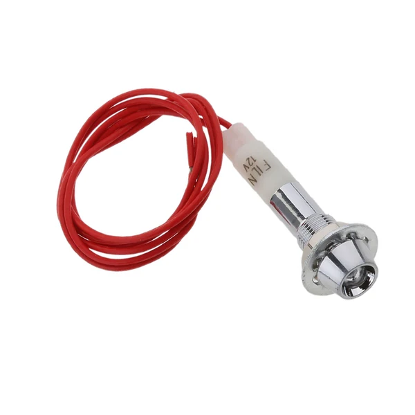 Sophisticated Maxbell Marine 6mm 12V LED Indicator Warning Dash Light Custom for Car Boat white Flexible